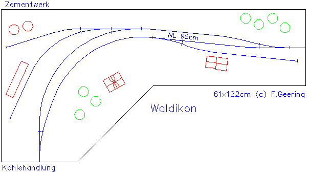 Gleisplan Waldikon