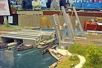 Funktionierende Hebebrücke und fahrendes Schiff in Holland - 2. Platz beim Modulbauwettbewerb
