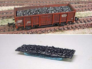 zweiachsiger Hochbordwagen (E): Ladegut Kohle
